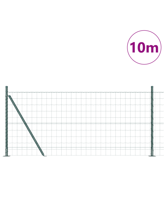 Euroaita, jossa 7 flanged-paalua 0.8x10 m Galvanoitu teräs