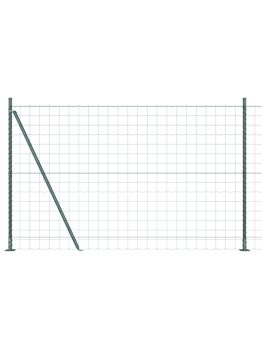 Euro Aita 2 kpl Vihreä Galvanoitu teräs 10 x 1.5 m Kestävä