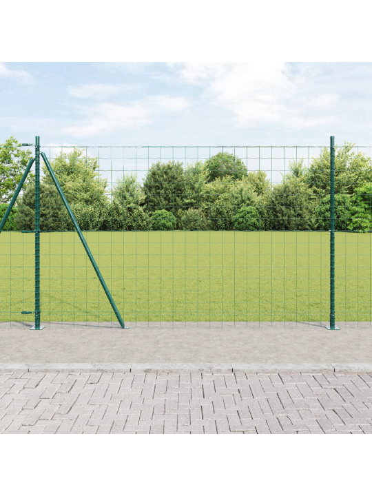Euro Aita 2 kpl Vihreä Galvanoitu teräs 10 x 1.5 m Kestävä