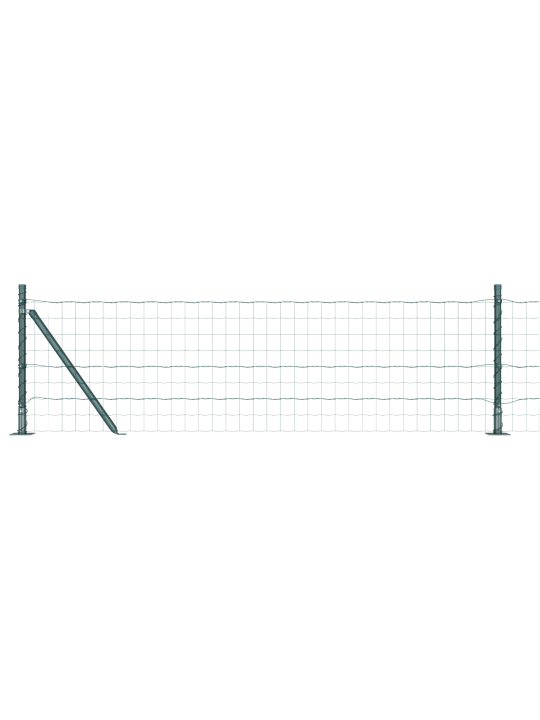 Euro aita 7 flange-pilarilla 0.6x10 m galvanoitu teräs