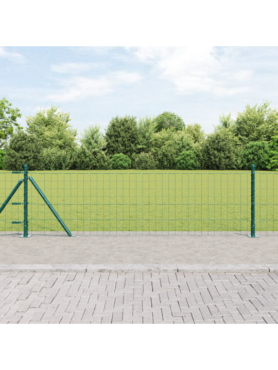 Euro aita 7 flange-pilarilla 0.6x10 m galvanoitu teräs