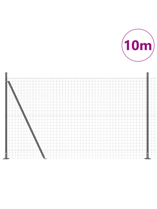 Euro-aida 7 flanged postilla 1.5x10 m galvanoitu teräs