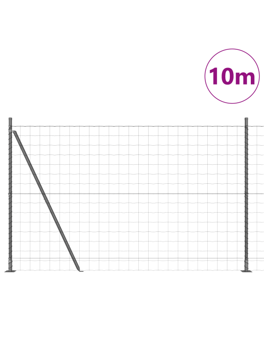 Euroaita 7 lävistyksellä 1.4x10 m galvanoidusta teräksestä