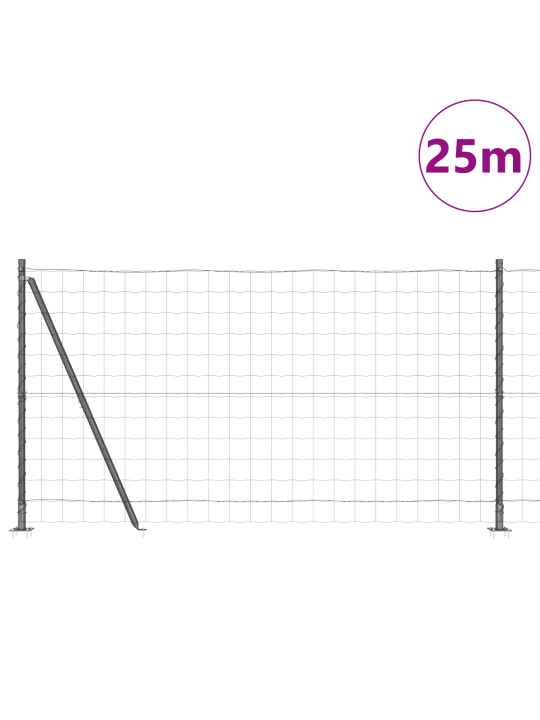 Euro aita 13 flanged postilla 1.2x25 m kuumasinkitty teräs