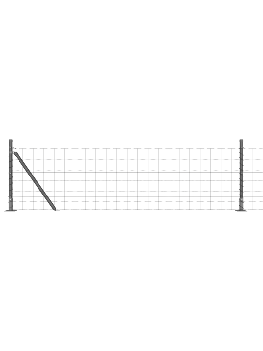Euro aita 13 flanged posts 0.6x50 m galvanoitua terästä