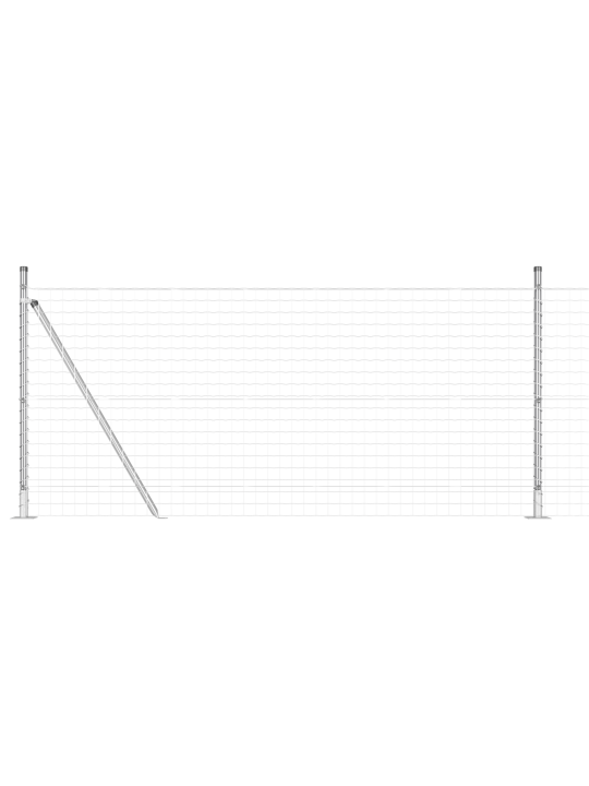 Euro Aita 7 Flangipylväillä 1x10 m Galvanoitu Teräs