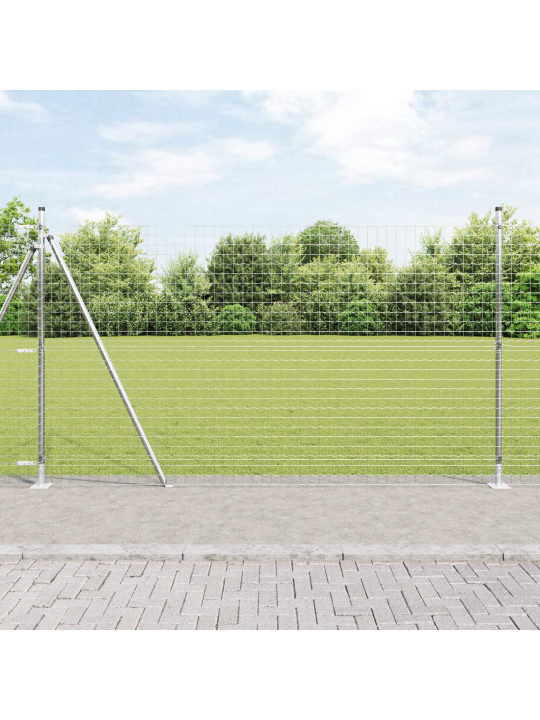 Euro aita 7 flanged posts 1.5x10 m galvanoitu teräs