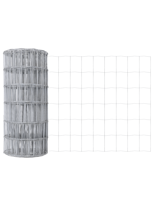 Euro aita, 13 flanged posts 0.4x25 m galvanoitu teräs