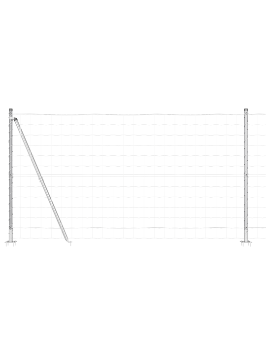 Euro aita 13 flanged posts 1.2x25 m galvanoitu teräs