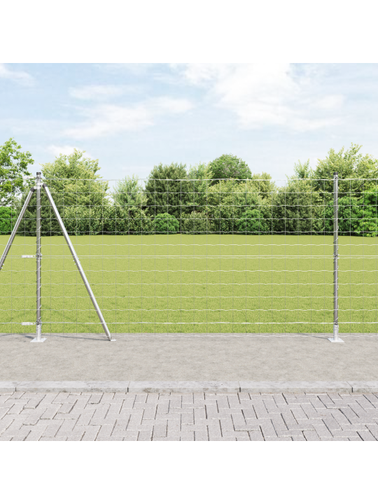 Euro aita 13 flanged posts 1.2x25 m galvanoitu teräs