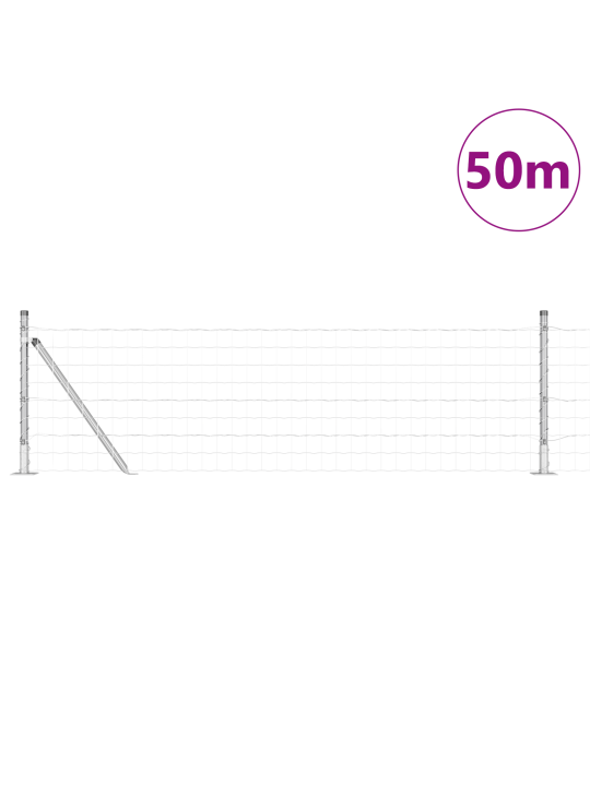 Euroaita 13 flanged-postilla 0.4x50 m galvanoitu teräs