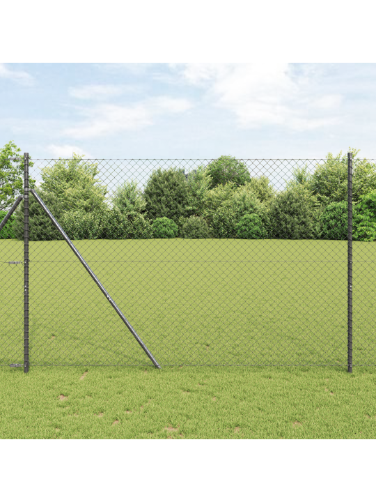 Ketjuaita 7 tukilla 1.5x10 m galvanoidusta teräksestä harmaa