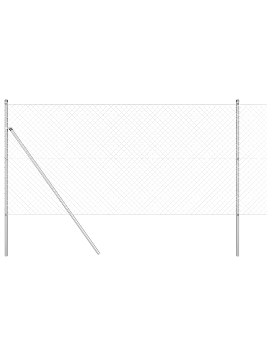 Ketjuaita 7 pylväällä 1.4x10 m galvanoitu teräs