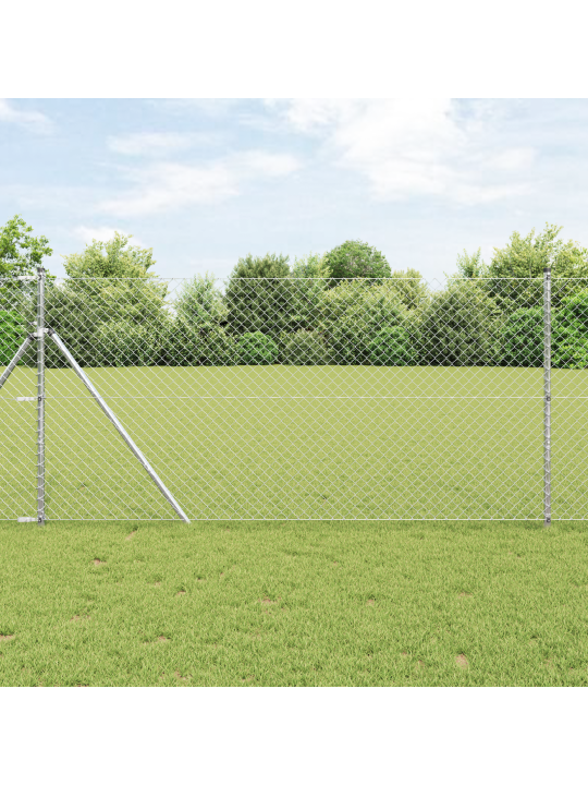Ketjuaita 7 pylväällä 1.4x10 m galvanoitu teräs