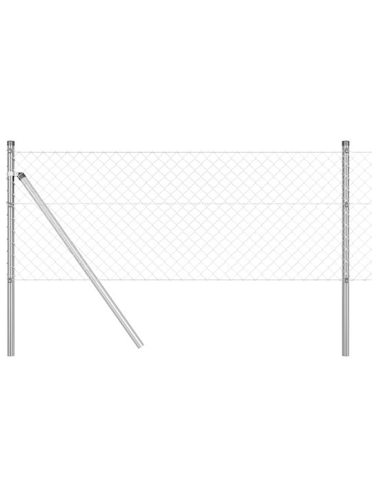 Ketjuverkko 13 tolppa 0.8x25 m galvanoitu teräs
