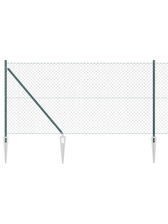 Ketjuaita 7 piikkipilari 1x10 m galvanoitu teräs