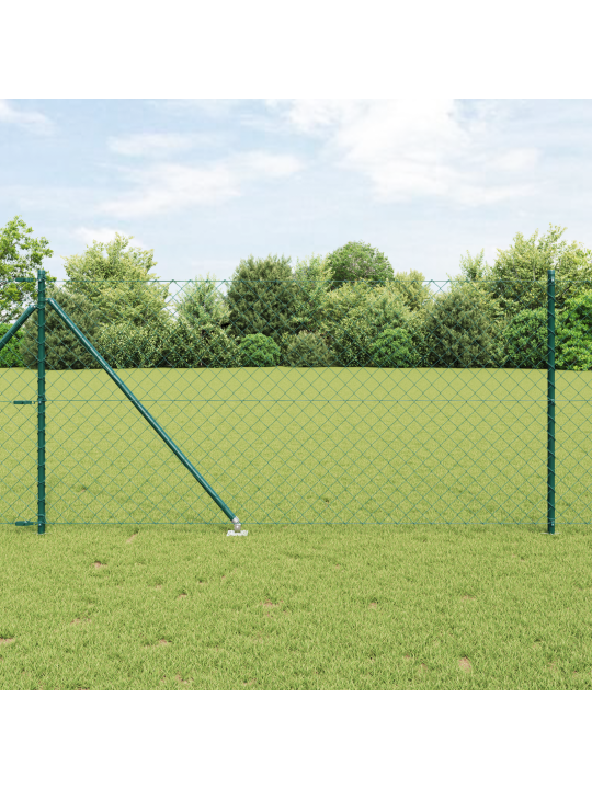 Ketjuaida 2 kpl vihreä pvc 1 x 25 m kestävä ketjuaida