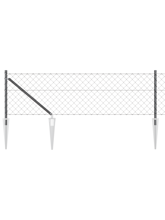 Ketjuaita 7 piikkipostilla 0.8x10 m galvanoitu teräs
