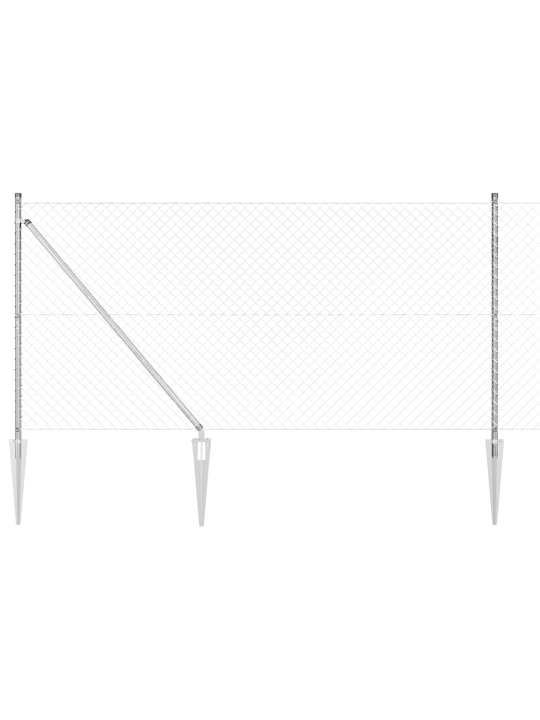 Ketjuaita 7 pistokeankkurilla 1.2 x 10 m galvanoitu teräs
