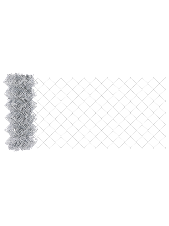 Ketjuaita, 13 piikkipostilla, 0.6 x 25 m, galvanoitu teräs