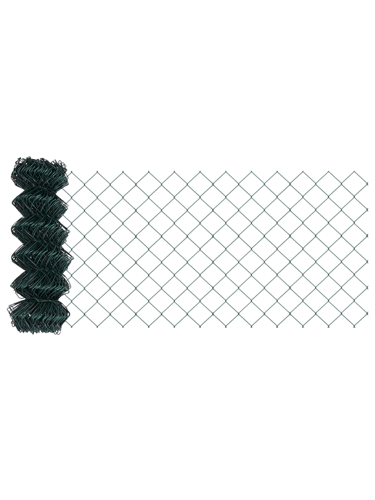 Ketjuaitaus 7 flangilla 0.6x10 m galvanoitu teräs