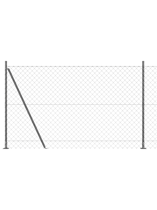 Ketjuaida 7 pultatulla tuella 1.6x10 m galvanoitu teräs