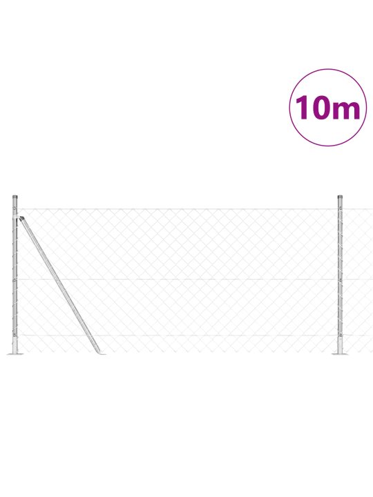Ketjuaidat 7 tartuntapakkia 1x10 m galvanoitu teräs