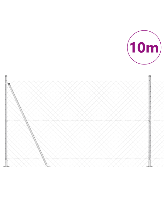 Ketjuaita 7 flanged-postilla 1,5x10 m galvanoitu teräs