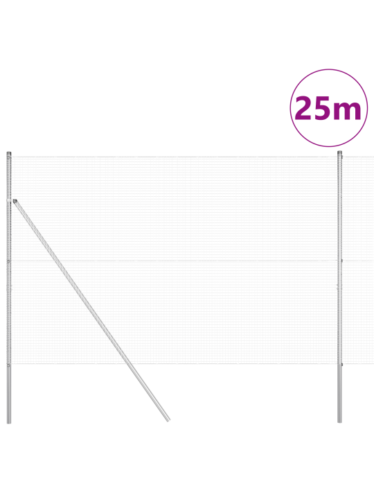 Hitsattu langoitusaita 13 pylväällä 1.5x25 m galvanoitu teräs