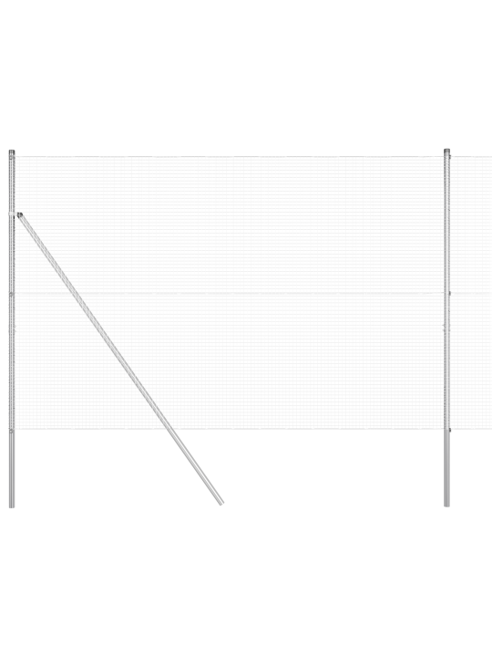 Hitsattu verkkoaita 13 pilarilla 1.5x50 m kuumagalvanoitua teräksestä