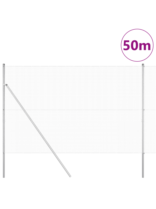 Hitsattu verkkokirja 13 pylväällä 1.6x50 m kuumasinkitty teräs
