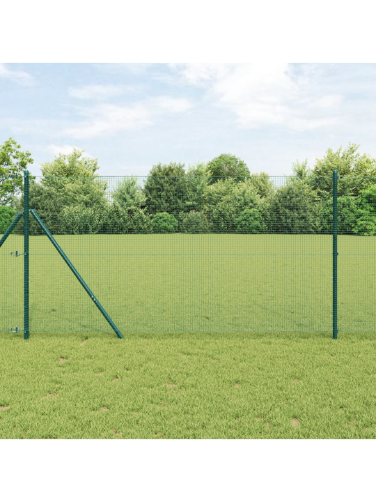 Hitsausteräsaida 7 pylväällä vihreä 1.4x10 m teräs