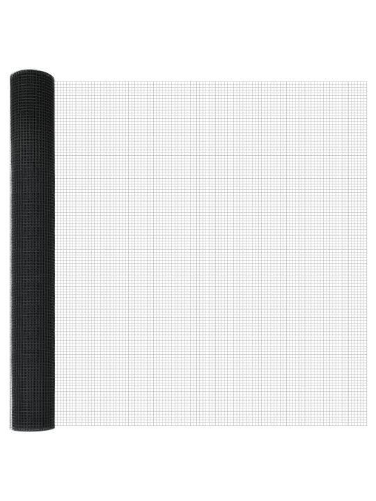 Hitsattu rautalanka aita 13 postilla harmaa 1x50 m teräs