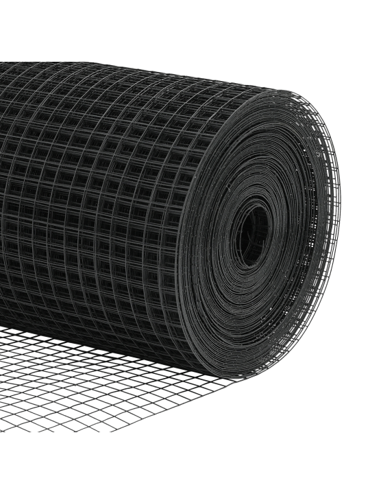 Hitsattu langa-aita 13 pylväällä harmaa 1.2x50 m teräs