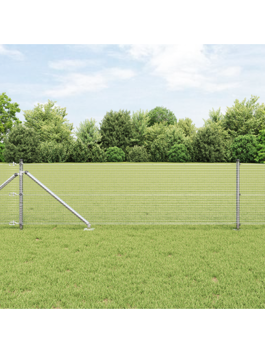 Hitsattu langallisia aitoja 13 piikkipostilla 0.8x10 m galvanisoitu teräs