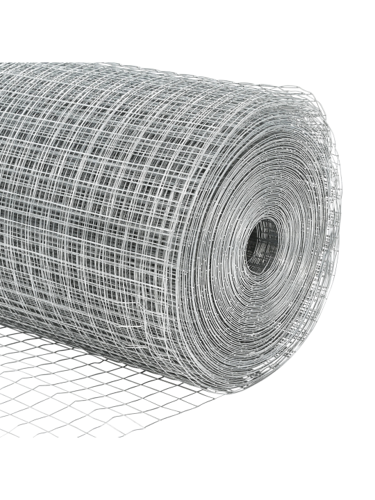 Aitatolppasetti 10 x 1 m 2 kpl galvanoitu teräs 10 x 1 metriä
