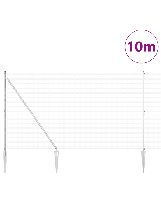 Hitsattu langaitaide 7 piikkipostilla 1.6x10 m galvanoitu teräs