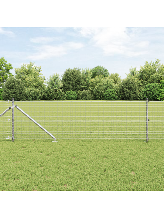 Aitapylvässetti 2 kpl galvanoitu teräs 25 x 0.5 m kestävä