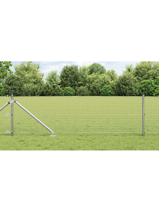 Aitapylvässetti 2 kpl galvanoitu teräs 25 x 0.5 m kestävä