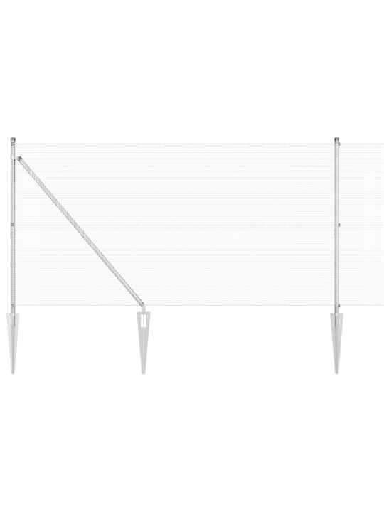 Hitsattu verkkoaita 13 piikkipostilla 1.4x25 m kuumasinkitty teräs