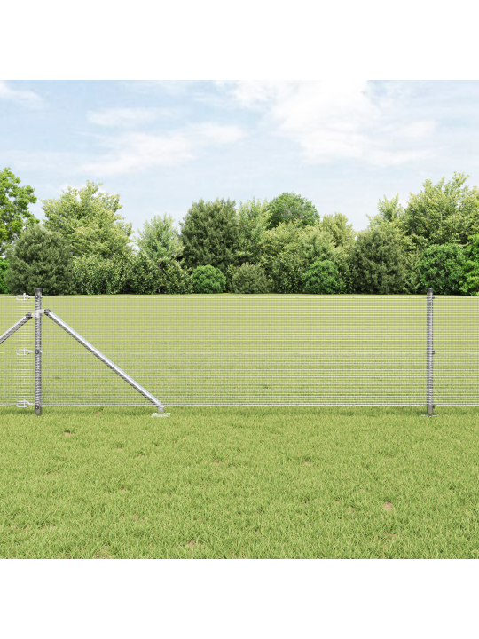 Hitsattu metalliaita 13 pistokestangolla 0.5x50 m galvanoitu teräs