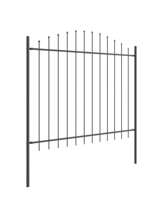 Puutarhaverkko hoop top harmaa 8,5x1,25 m teräs