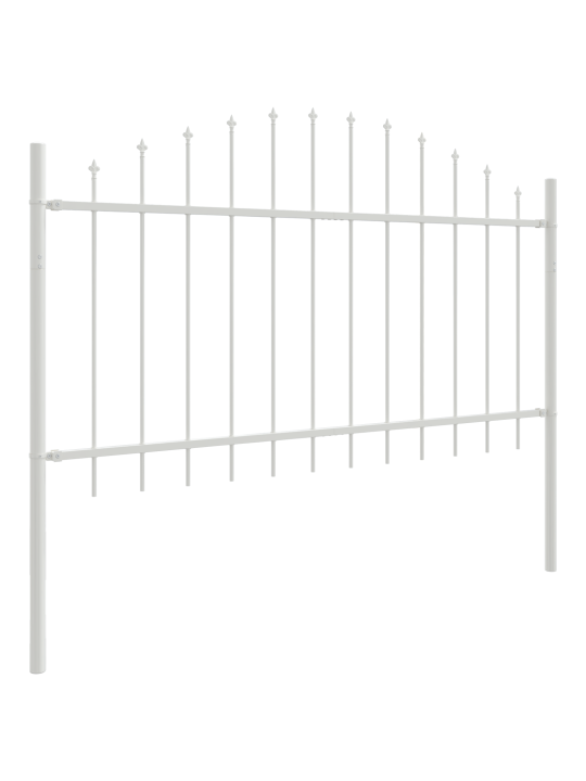 Puutarhaverkko hoop top valkoinen 3,4x1 m teräs