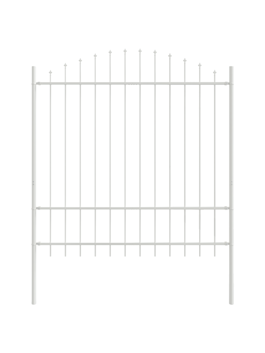 Puutarhaverkko hoop top valkoinen 11,9x1,75 m teräs