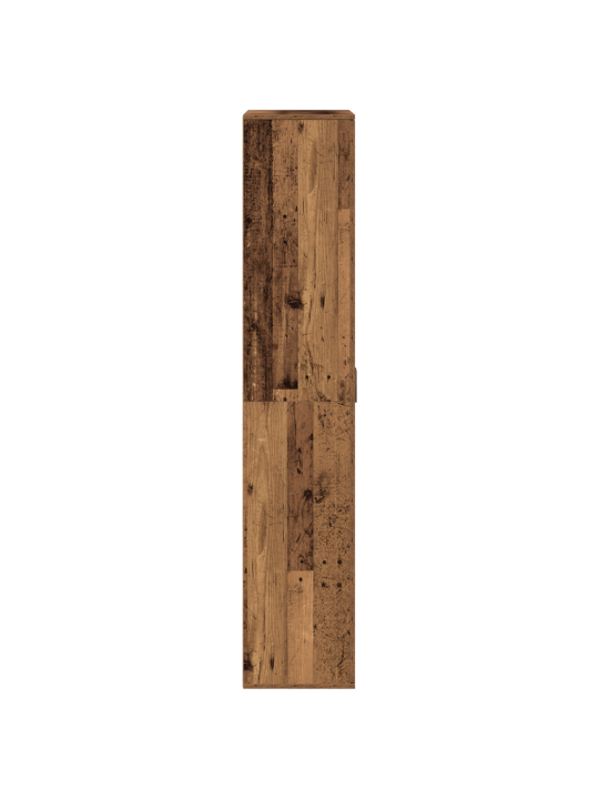 Korkeakaappi vanha puu 80x35x180 cm tekninen puu