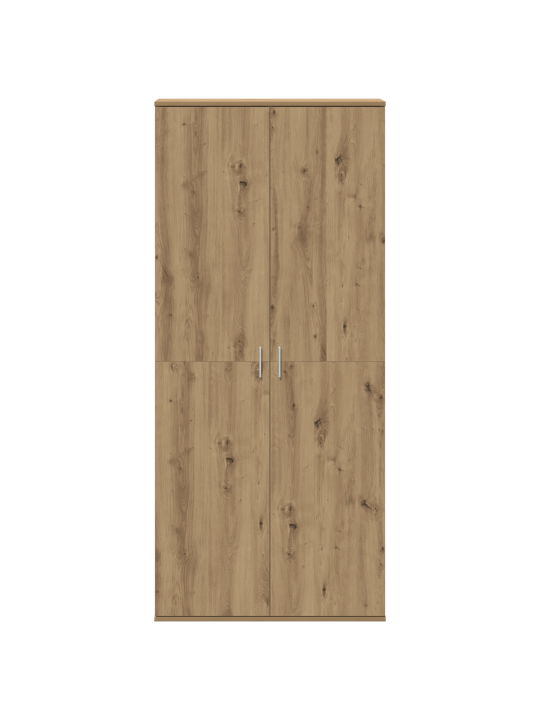 Yläkaappi käsityöläis tammi 80x35x180 cm teknistä puuta