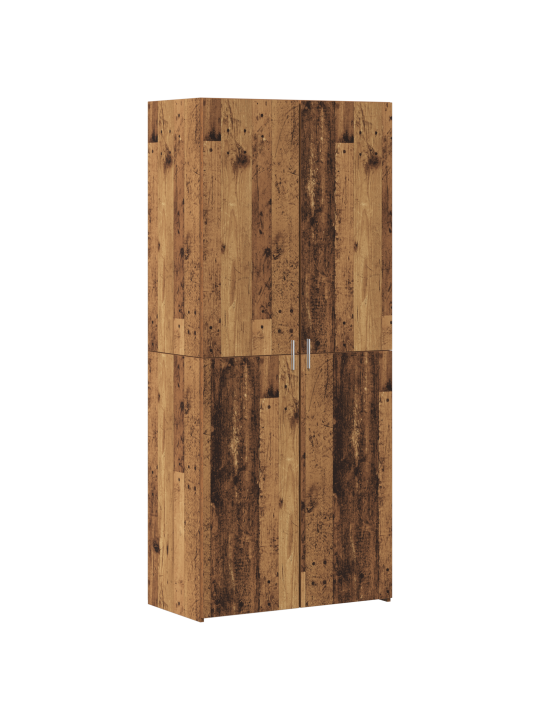 Highboard vanha puu 40x42.5x185 cm käsitelty puu