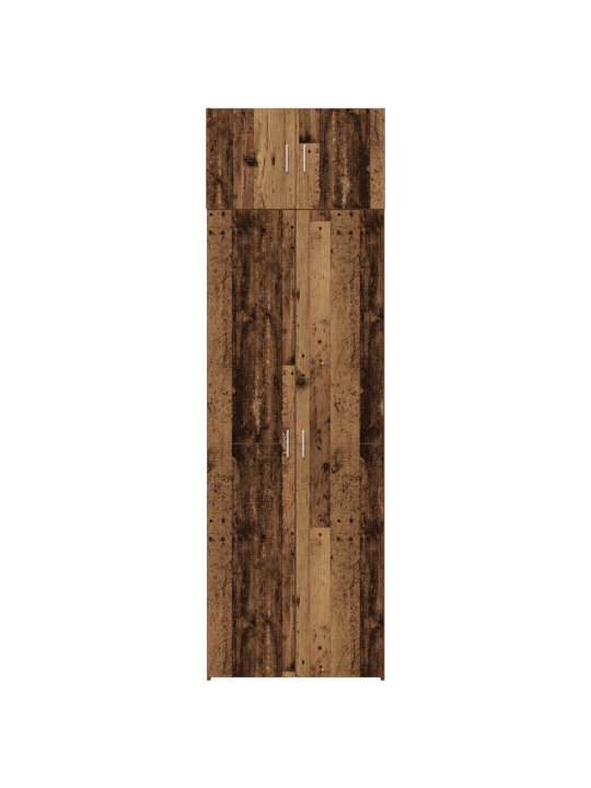 Säilytyskaappi vanha puu 70x42.5x225 cm tekninen puu