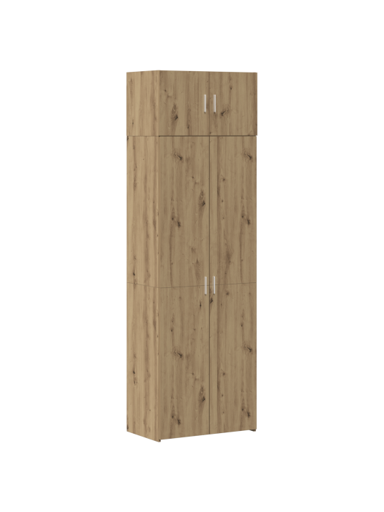 Säilytyskaappi tammipuu 70x42,5x225 cm tekninen puu