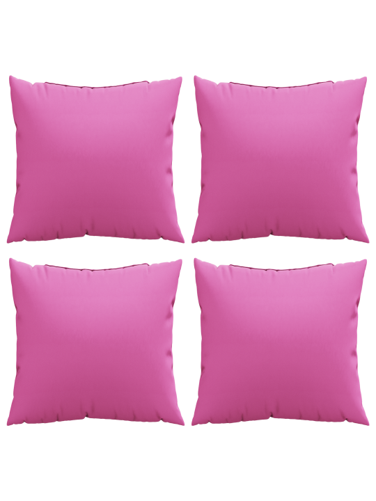 Viltityynyt 4 kpl pinkki 60x60 cm kangas